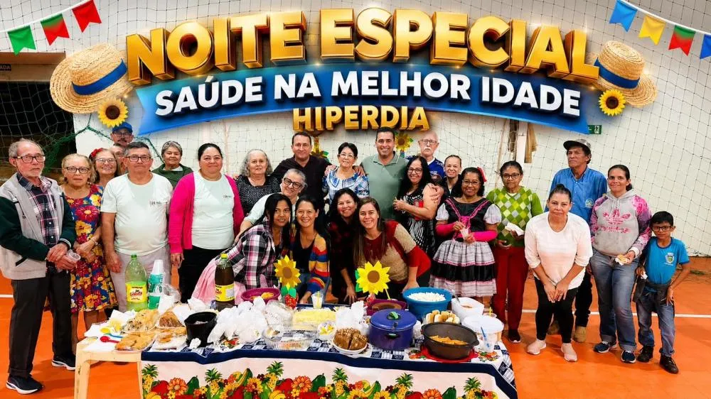 Noite especial fortalece vínculos e reforça o cuidado com a Melhor Idade em Paraíso das Águas
