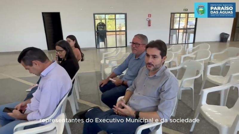 Abertura da revisão do Plano Diretor em Paraíso das Águas/14/04/2026